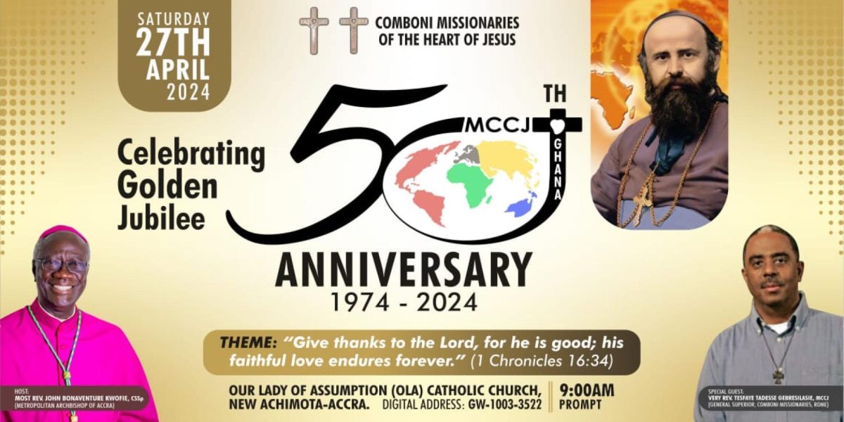50 años presencia comboniana en Ghana